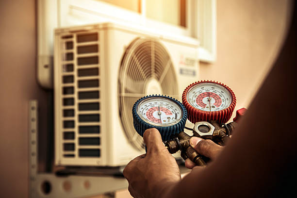 Professional Hvac Maintenance technician working in Naples, UT